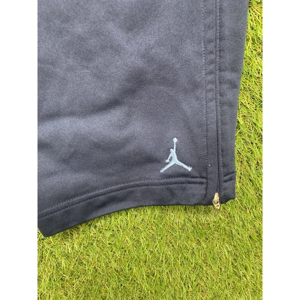 Jordan Sweatpants Mens Small Fleece Joggers Pockets Comfort Air Y2K Ankle Zip